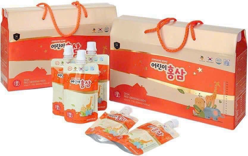 Nước Uống Hồng Sâm Kids Korean Dinh Dưỡng Cho Bé