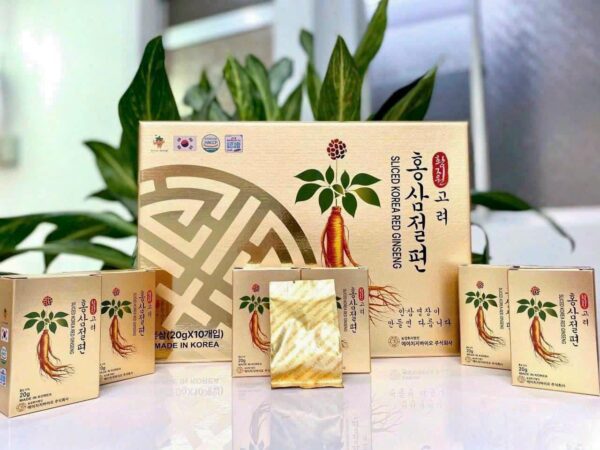 Hồng Sâm Lát Tẩm Mật Ong Hàn Quốc Cao Cấp
