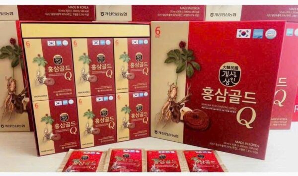 Nước Hồng Sâm Nhung Hươu Linh Chi Hàn Quốc Q GOLD+ Q PLUS