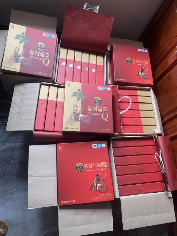 Nước Hồng Sâm Nhung Hươu Linh Chi Hàn Quốc Q GOLD+ Q PLUS - Ảnh 7