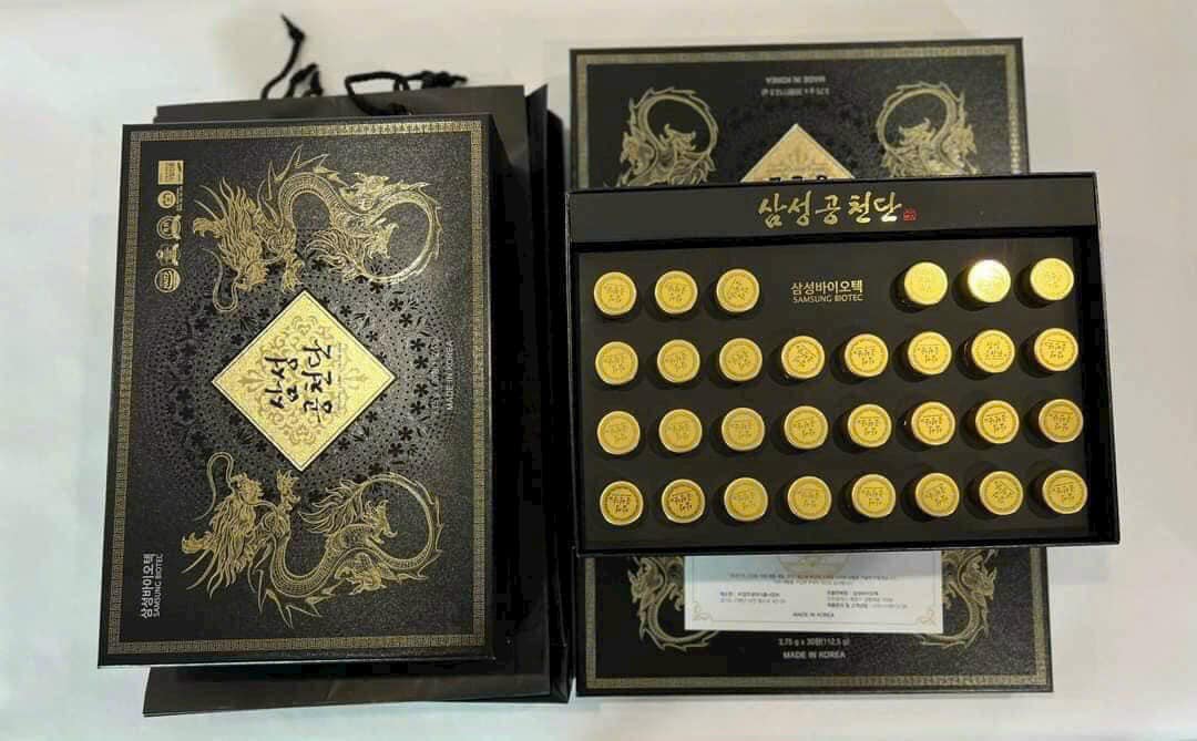 An Cung Trầm Hương Premium Hàn Quốc. Hộp 30 Viên.