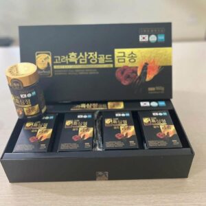 Cao Hắc Sâm Linh Chi Đông Trùng Hạ Thảo Hàn Quốc Hộp 4 Lọ