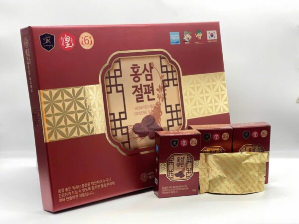 Hồng Sâm Thái Lát Tẩm Mật Ong Hộp 200Gr