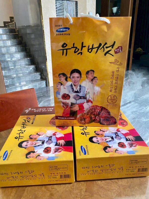 Nấm Linh Chi Cô Gái Hoàng Cung Hàn Quốc (10 Tai/1kg) - Ảnh 2
