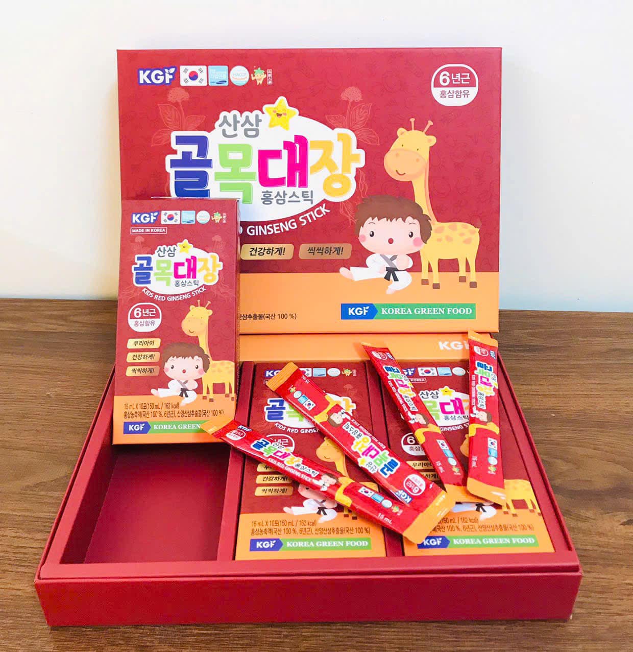 Nước Hồng Sâm Trẻ Em Hàn Quốc Kids Red Ginseng Stick