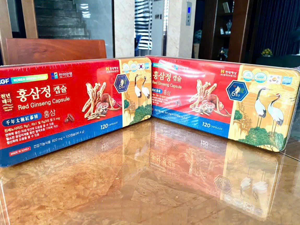 Viên Đạm Hồng Sâm Linh Chi  Nhung Hươu Hanmi Hàn Quốc